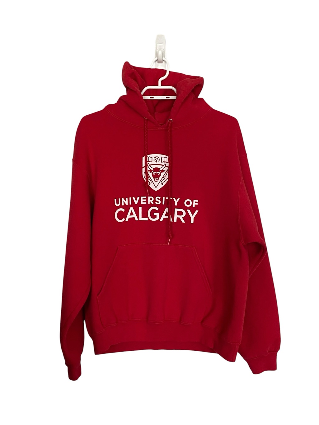 University Of Calgary Unisex Red Casual Sweatshirt Hoodie